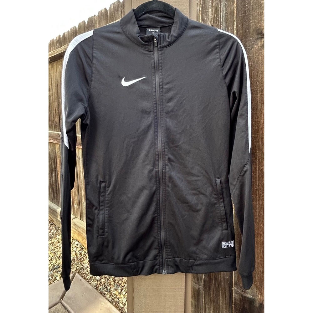 Nike Dri-FIT Women's S Authentic Soccer Track Jacket Black White 725961-010